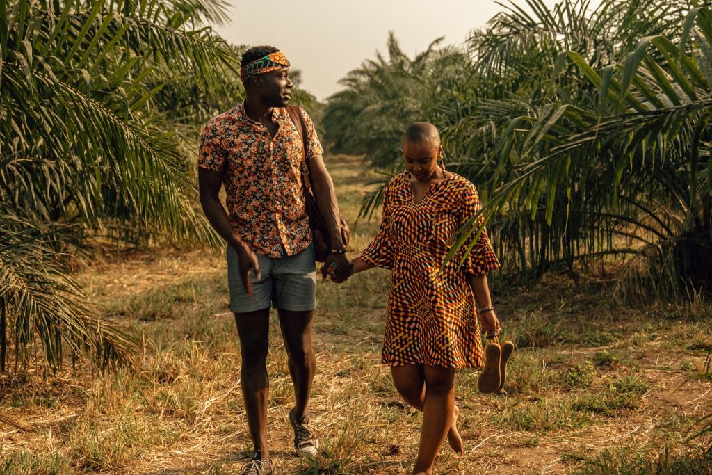 Hotel 2 Fevrier influencer photoshoot couple walking